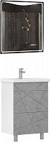 Vigo Мебель для ванной Geometry 2-600 белая/бетон